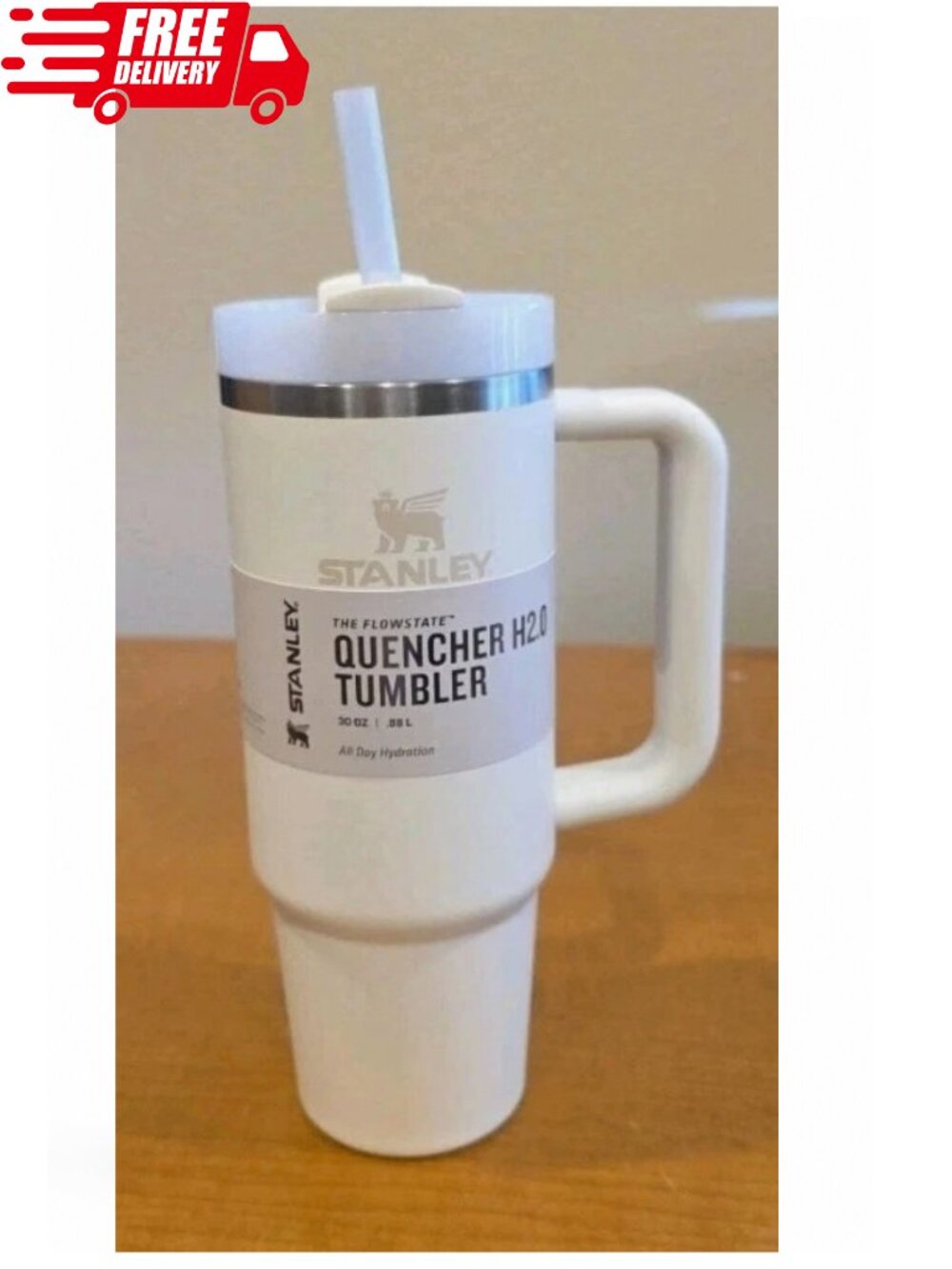 Stanley Quencher H2.0 FlowState 30oz Tumbler - Cream